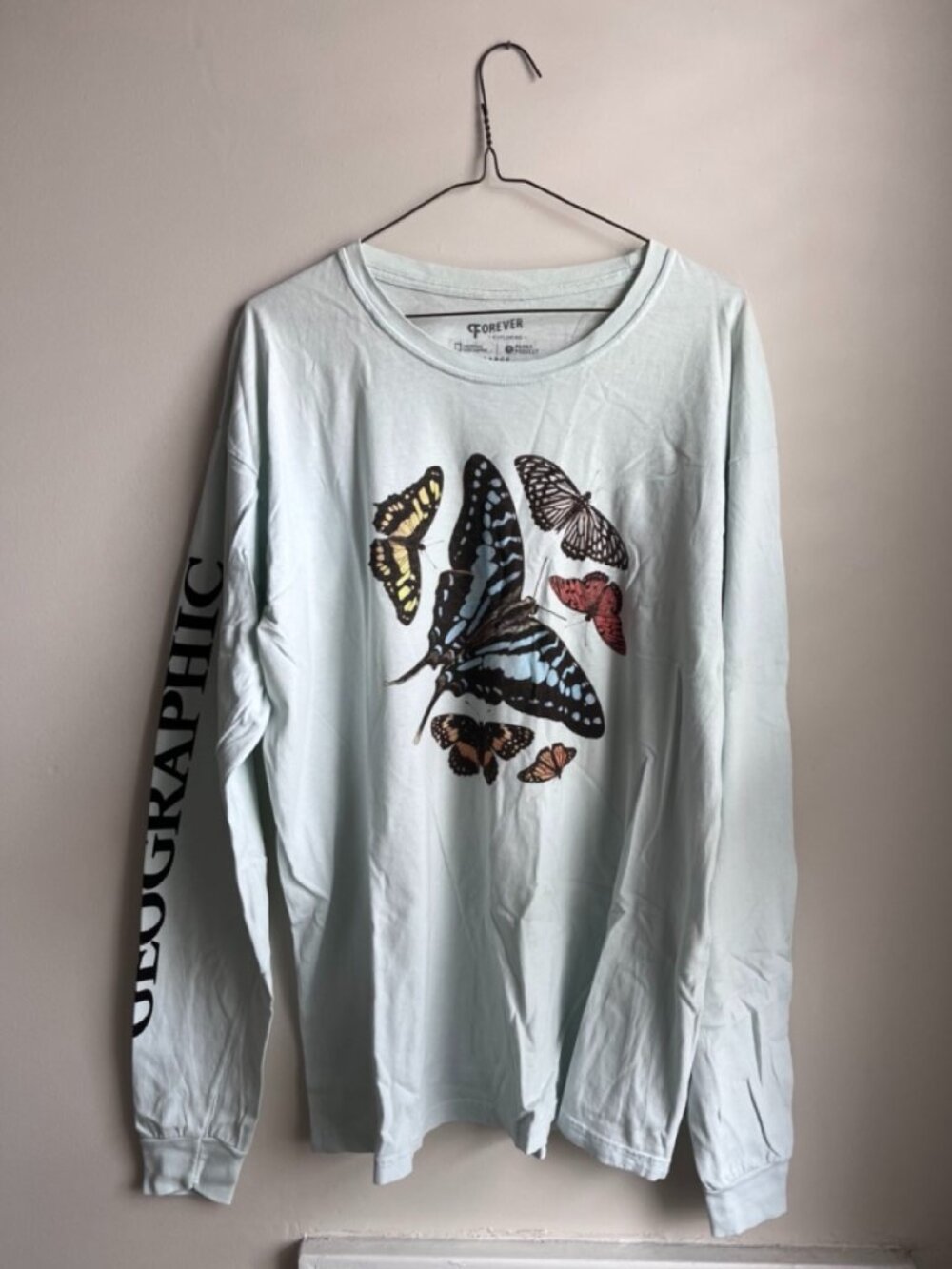 National Geographic Parks Project butterfly long sleeve